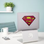 Superman S Shield Dirt Logo Sticker