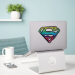 Superman S Shield Rainbow Logo Sticker