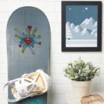 Superman Stylized Pink With Hearts Logo Sticker