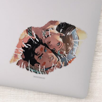 Superman Wonder Woman Comic Cover 11 Variant Sticker