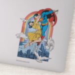 Superman Lois In Yellow Sticker