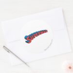 Superman Classic Logo Classic Round Sticker
