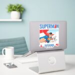 Superman And Krypto Take Flight Sticker