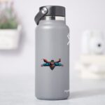 Superman Cape Flies Sticker