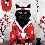 Sushi Cat Poster