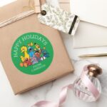 Sweet Sesame Street Merry Christmas Gift Tag