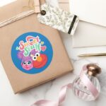 Sweet Stuff Character Classic Round Sticker