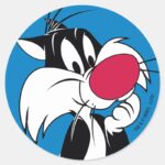 Sylvester Jr. Classic Pose Classic Round Sticker