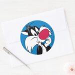 Sylvester Jr. Classic Pose Classic Round Sticker