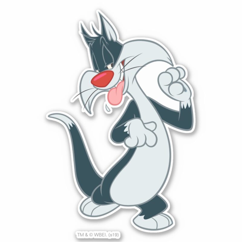 Sylvester Paw Up Sticker Sylvester Paw Up Sticker