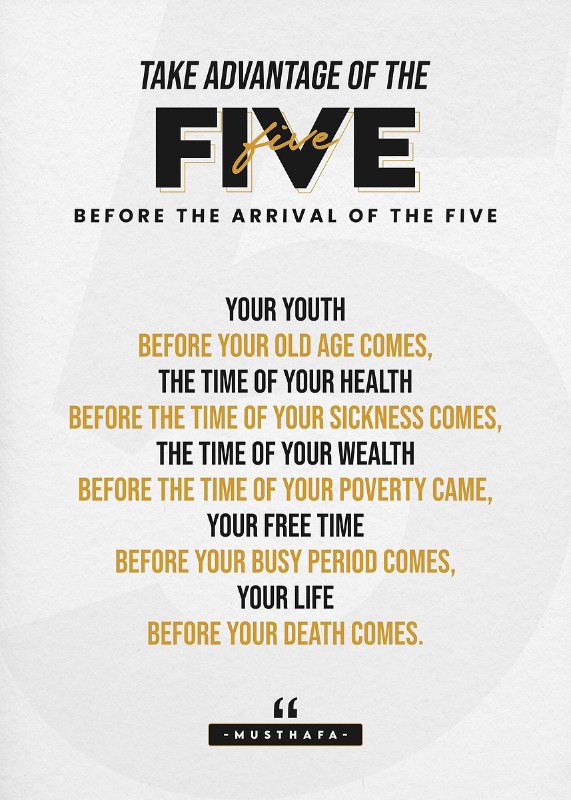 TAKE ADVANTAGE 5 BEFORE Poster