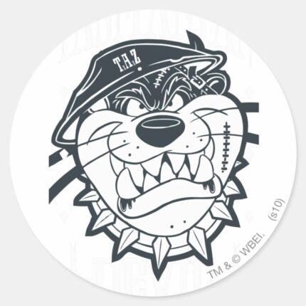 TAZ™ Rebel Classic Round Sticker