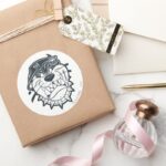 TAZ™ Rebel Classic Round Sticker