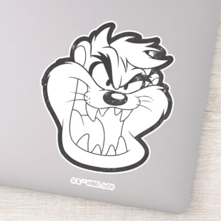 TAZ™ Evil Grin Badge Sticker