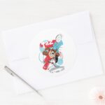 TAZ™ Headbutting Soccer Ball Classic Round Sticker