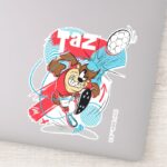 TAZ™ Headbutting Soccer Ball Sticker