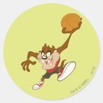 TAZ™ In Your Face Classic Round Sticker