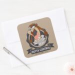 TAZ™ Outta Control Square Sticker