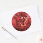 TAZ™ Sinister Classic Round Sticker