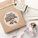 TAZ™ Tasmanian Devil Patch Classic Round Sticker