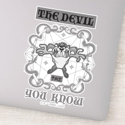 TAZ™ The Devil You Know Sticker