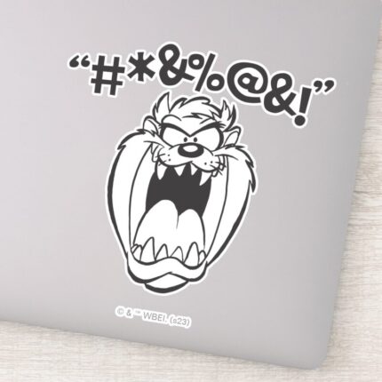 TAZ™ Yelling Expletives Sticker