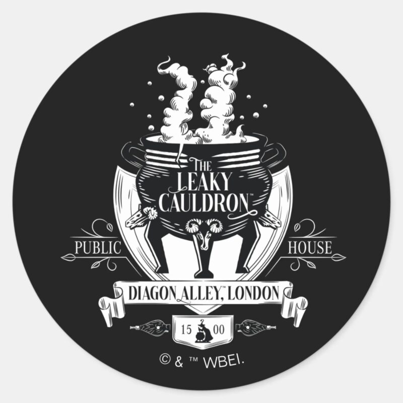 THE LEAKY CAULDRON™ Shop Graphic Classic Round Sticker