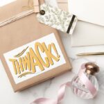 THWACK RECTANGULAR STICKER