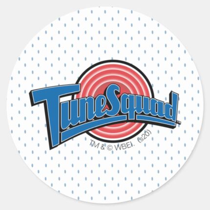 TUNE SQUAD™ Uniform Logo Classic Round Sticker