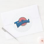 TUNE SQUAD™ Uniform Logo Classic Round Sticker