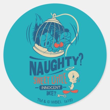 TWEETY™ Sweet Little Innocent Me Classic Round Sticker