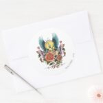 TWEETY™ Blue Wings Classic Round Sticker