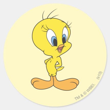 TWEETY™ Haha Classic Round Sticker