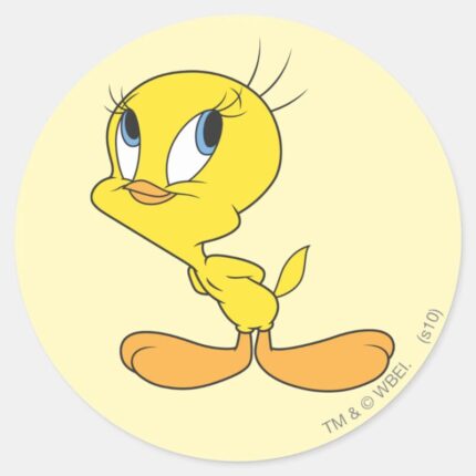 TWEETY™ Hmm Classic Round Sticker