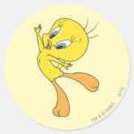 TWEETY™ See Me Fly Classic Round Sticker