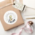 TWEETY™ Surfboard Ready To Ride Classic Round Sticker