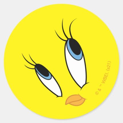 TWEETY™ Sweet Eyes Classic Round Sticker