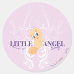 TWEETY™ Little Angel Classic Round Sticker