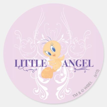 TWEETY™ Little Angel Classic Round Sticker