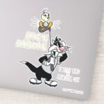 TWEETY™ SYLVESTER™ Golfing Nice Birdie Sticker