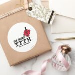 Talk To The Hand Classic Round Sticker