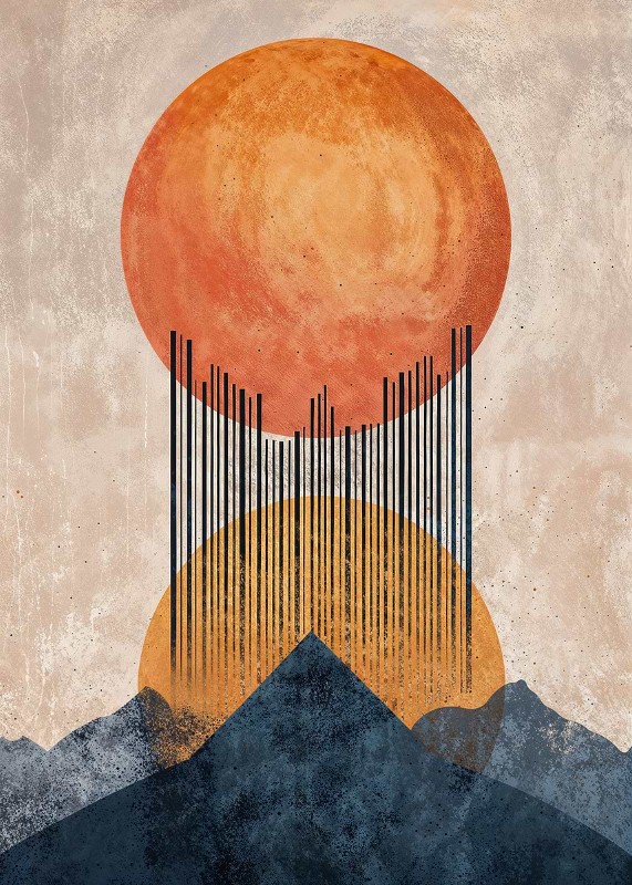 Tangerine Eclipse Poster