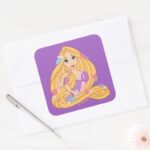 Tangled In Bloom Square Sticker