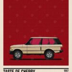 Taste Of Cherry Movie Car Poster