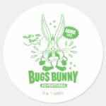 Tasty Retro BUGS BUNNY™ Classic Round Sticker