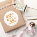 Tasty Retro DAFFY DUCK™ Classic Round Sticker