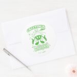 Tasty Retro MARVIN THE MARTIAN™ Classic Round Sticker