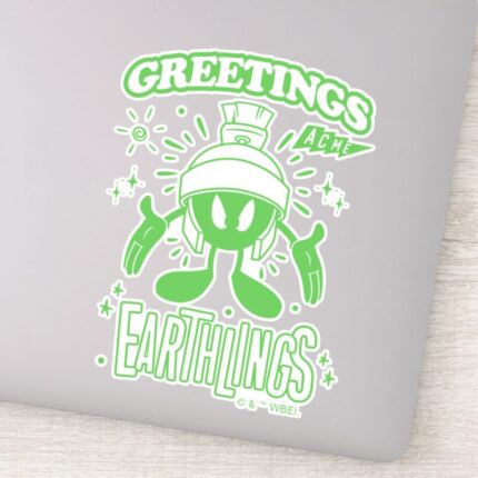 Tasty Retro MARVIN THE MARTIAN™ Sticker