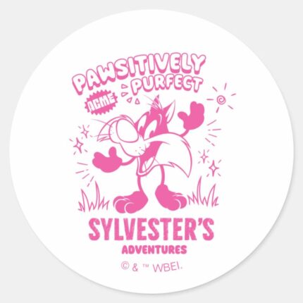 Tasty Retro SYLVESTER™ Classic Round Sticker