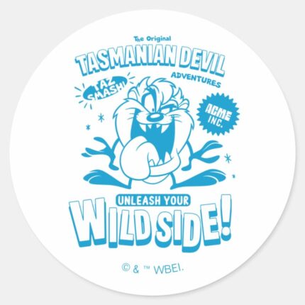 Tasty Retro TAZ™ Classic Round Sticker